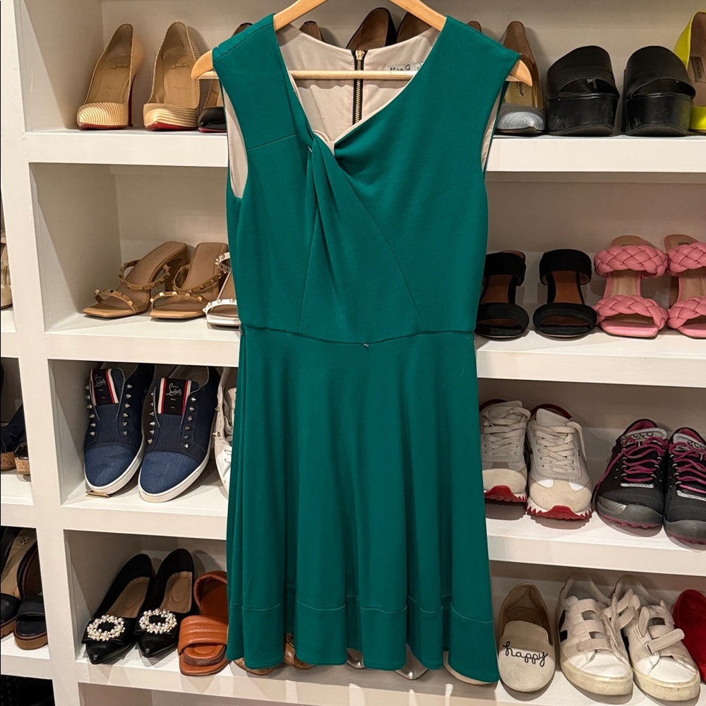 Eliza J Emerald Green Sleeveless Dress